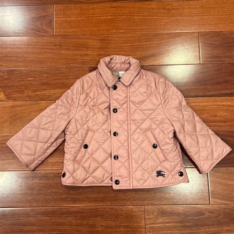 Burberry Lyle Quilted Snap Jacket, Size 4